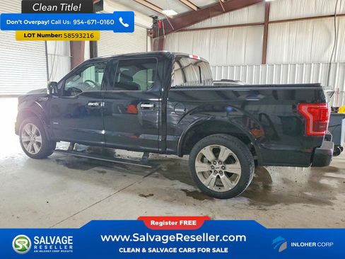 Used 2017 Ford F150 Limited w/ Trailer Tow Package AWD/4WD image 3