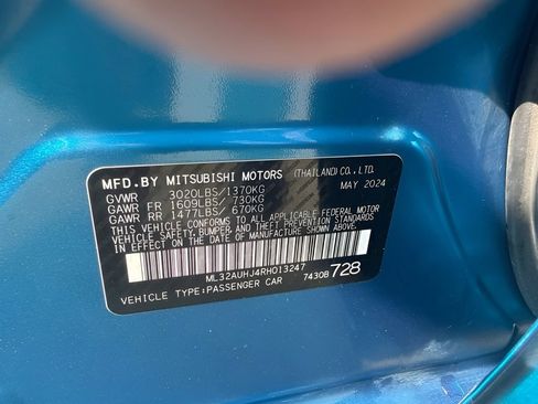 Used 2024 Mitsubishi Mirage ES FWD image 26