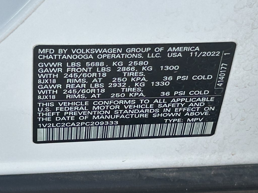 Used 2023 Volkswagen Atlas Cross Sport SE AWD/4WD image 38