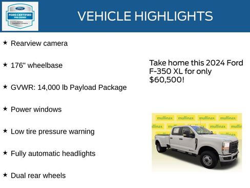 Certified 2024 Ford F350 XL w/ XL Chrome Package AWD/4WD image 21