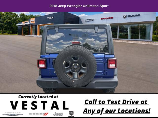 Used 2018 Jeep Wrangler Unlimited Sport AWD/4WD image 5