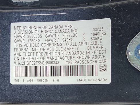 Used 2025 Honda Civic Sport image 27