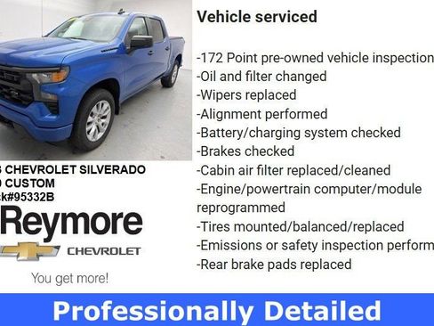 Certified 2023 Chevrolet Silverado 1500 Custom w/ LPO, Dark Essentials Package image 45