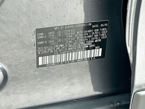 Certified 2025 Subaru Outback Premium w/ Popular Package #1A AWD/4WD image 31