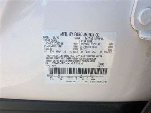 Used 2020 Ford Explorer XLT w/ Equipment Group 202A image 22