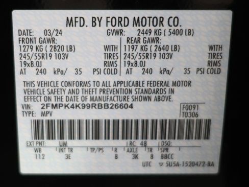 Used 2024 Ford Edge Titanium AWD/4WD image 28