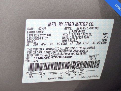 Used 2023 Ford Explorer XLT w/ Equipment Group 202A image 74