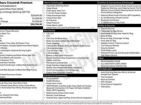 Used 2021 Subaru Crosstrek 2.0i Premium image 12