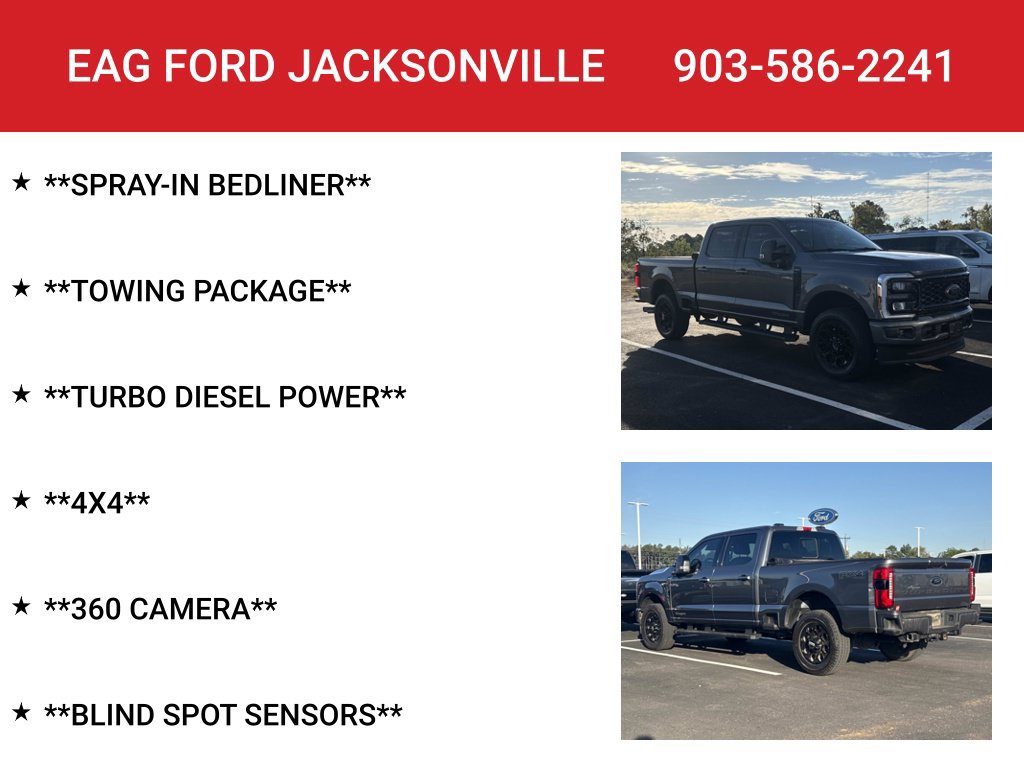 Used 2025 Ford F250 Lariat w/ Black Appearance Package AWD/4WD image 8