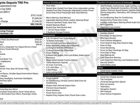 Used 2024 Toyota Sequoia TRD Pro AWD/4WD image 17