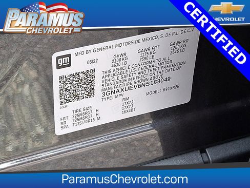 Certified 2022 Chevrolet Equinox LT image 26