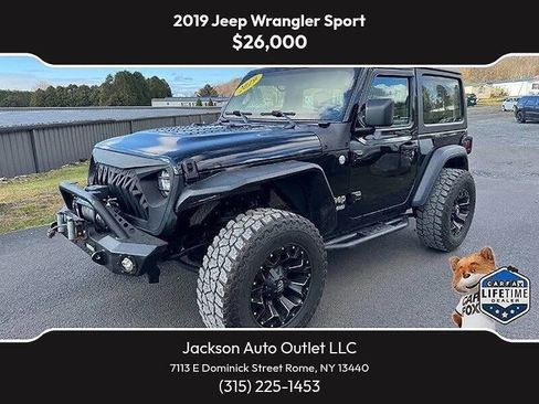 Used 2019 Jeep Wrangler Sport image 1