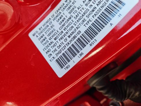 Certified 2018 Honda Civic LX image 12