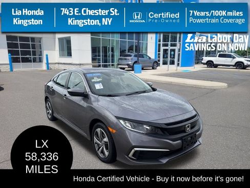 Certified 2020 Honda Civic LX image 1