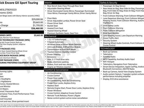 New 2026 Buick Encore GX Sport Touring w/ Studio Series AWD/4WD image 24