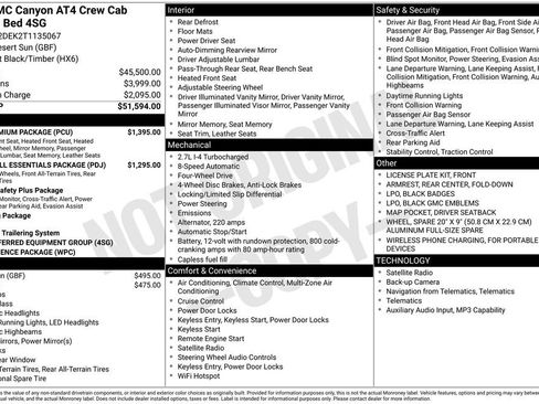 New 2026 GMC Canyon AT4 w/ AT4 Premium Package AWD/4WD image 44