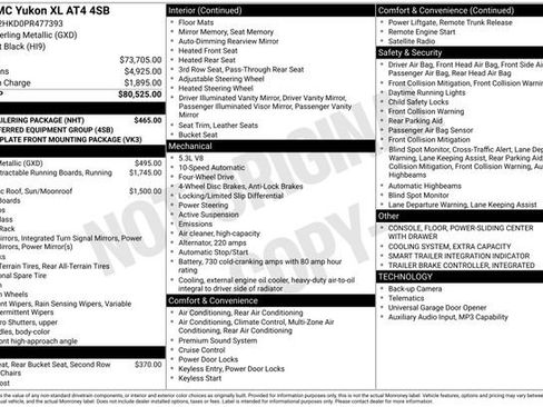 Used 2023 GMC Yukon XL AT4 w/ Max Trailering Package image 39