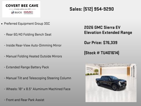 New 2026 GMC Sierra EV Elevation AWD/4WD image 7