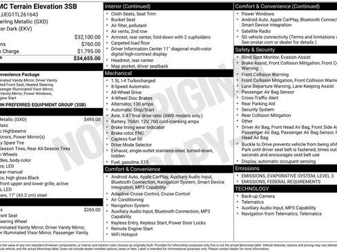 New 2026 GMC Terrain Elevation image 3