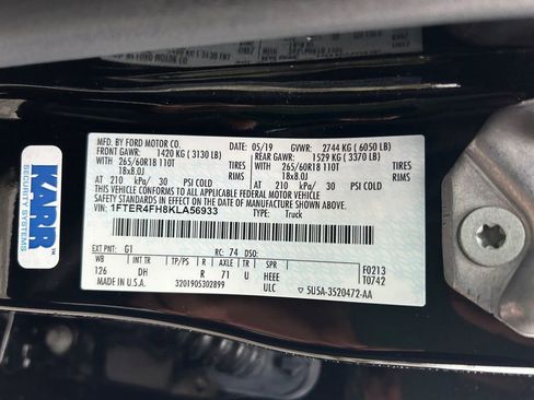 Used 2019 Ford Ranger Lariat w/ Equipment Group 501A Mid image 34