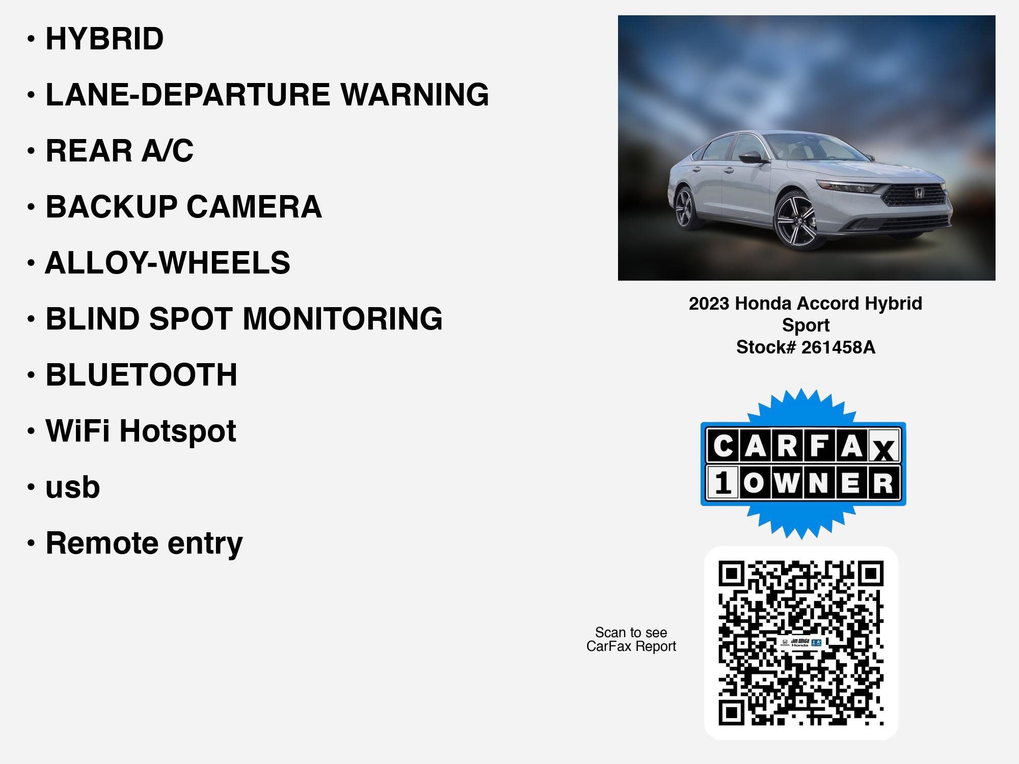 Certified 2023 Honda Accord Sport image 32