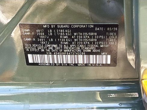 New 2026 Subaru Crosstrek 2.5i Sport image 38