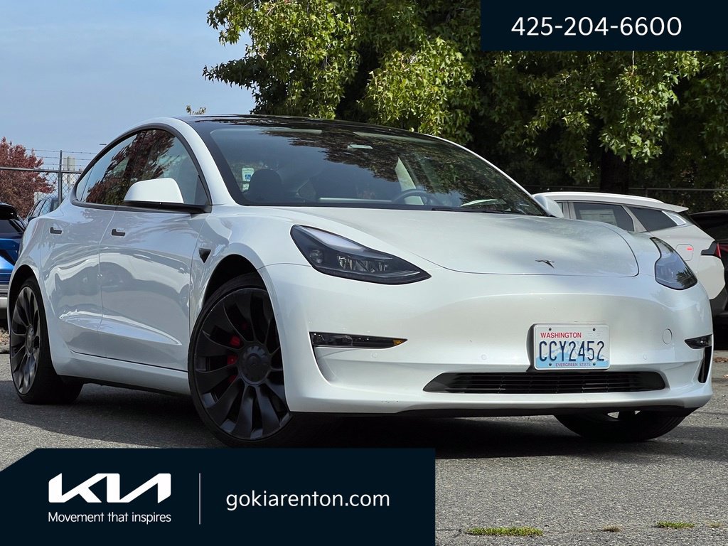 Used 2022 Tesla Model 3 Performance AWD/4WD image 1