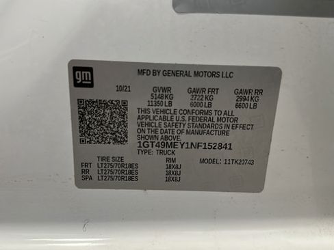 Used 2022 GMC Sierra 2500 SLE w/ SLE Value Package; AWD/4WD image 27