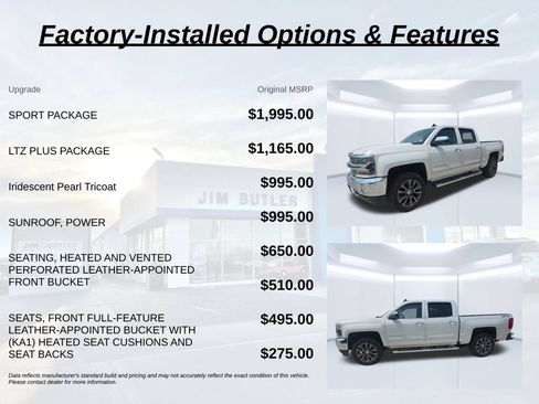 Used 2017 Chevrolet Silverado 1500 LTZ w/ Sport Package AWD/4WD image 2