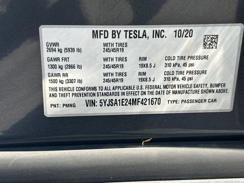 Used 2021 Tesla Model S Long Range AWD/4WD image 29