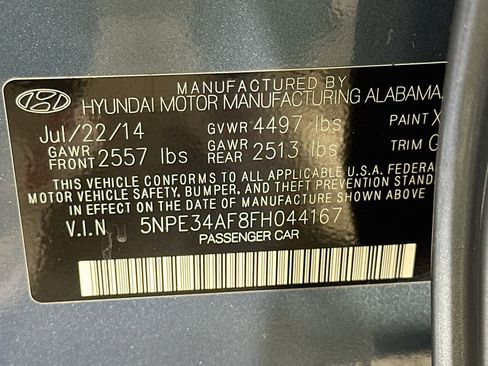 Used 2015 Hyundai Sonata Sport w/ Option Group 03 FWD image 12