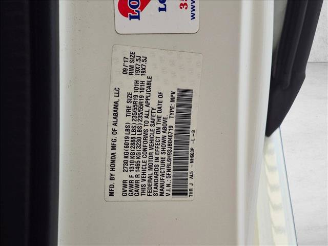 Used 2018 Honda Odyssey Elite image 14