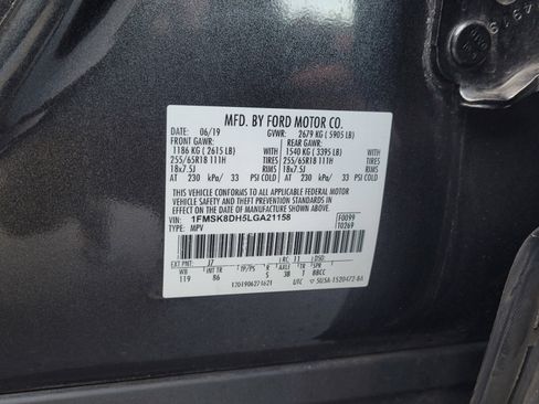 Used 2020 Ford Explorer XLT w/ Comfort Package image 30