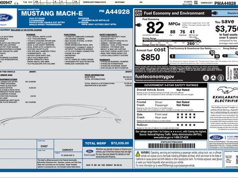 Used 2023 Ford Mustang Mach-E GT w/ GT Performance Edition AWD/4WD image 3