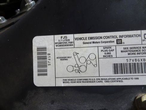 Used 1998 Chevrolet Camaro Z28 w/ Preferred Equipment Group 2 RWD image 28