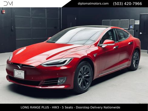 Used 2020 Tesla Model S Long Range Plus AWD/4WD image 1