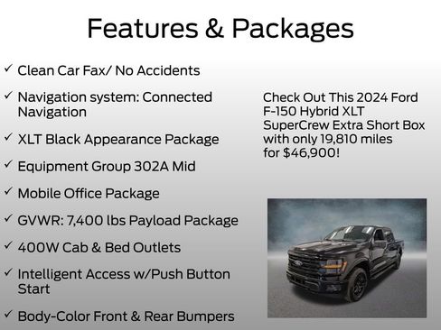 Certified 2024 Ford F150 XLT w/ Equipment Group 302A MID AWD/4WD image 4