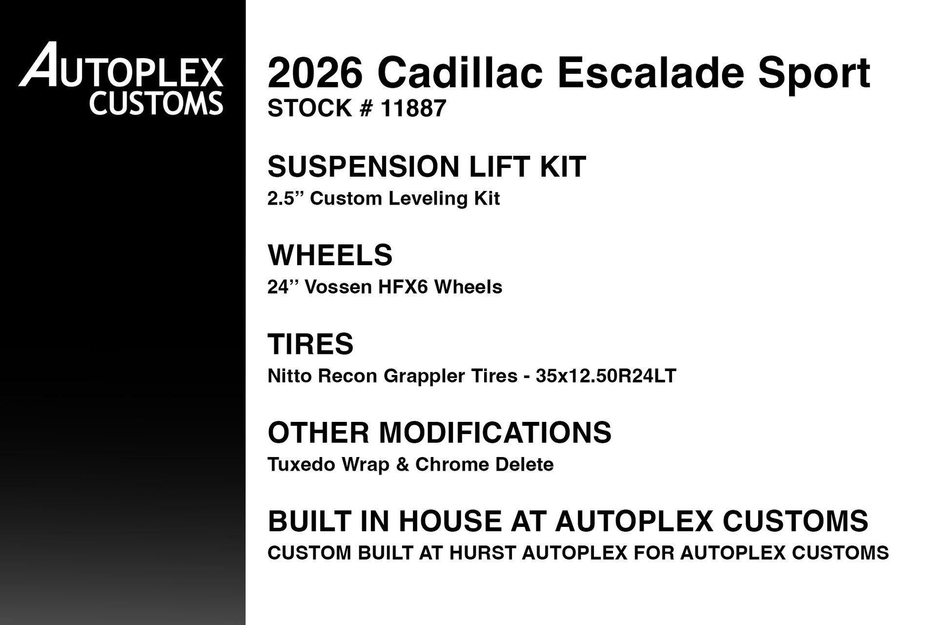 Used 2026 Cadillac Escalade Sport w/ Touring Package AWD/4WD image 2