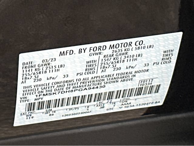 Used 2023 Ford Explorer XLT RWD image 36
