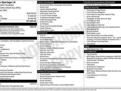 Used 2026 Kia Sportage LX w/ LX Convenience Package FWD image 5