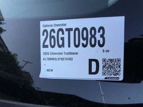 New 2026 Chevrolet TrailBlazer LS w/ LS Convenience Package FWD image 20