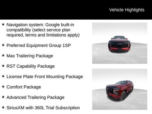 Certified 2025 Chevrolet Tahoe RST w/ RST Capability Package image 11