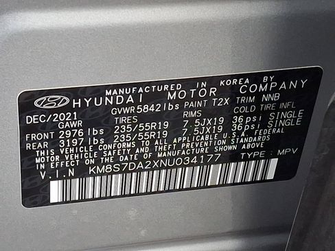 Certified 2022 Hyundai Santa Fe Limited AWD/4WD image 28