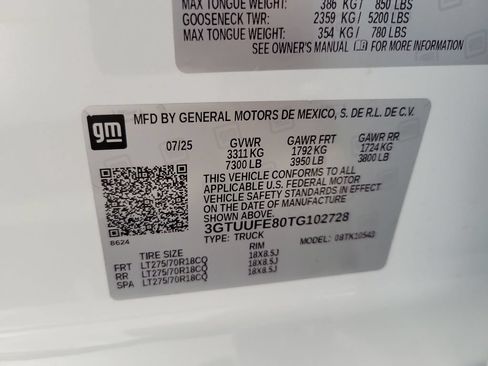 Certified 2026 GMC Sierra 1500 AT4X AWD/4WD image 25