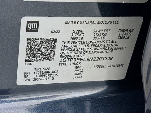 Used 2022 GMC Sierra 1500 AT4 w/ AT4 Preferred Package image 34