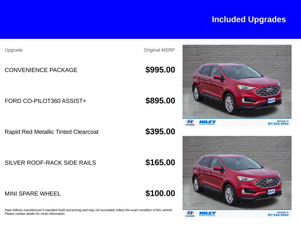Used 2021 Ford Edge SEL w/ Convenience Package FWD image 5