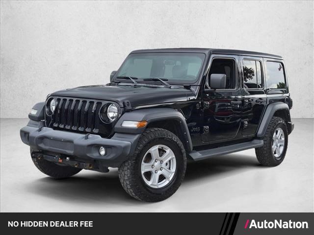 Used 2021 Jeep Wrangler Unlimited Sport w/ Sun And Sound Package AWD/4WD image 1