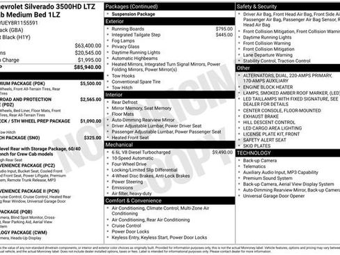 Used 2024 Chevrolet Silverado 3500 LTZ w/ LTZ Premium Package image 3