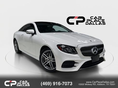 Used 2019 Mercedes-Benz E 450 4MATIC Coupe w/ AMG Line Package image 1
