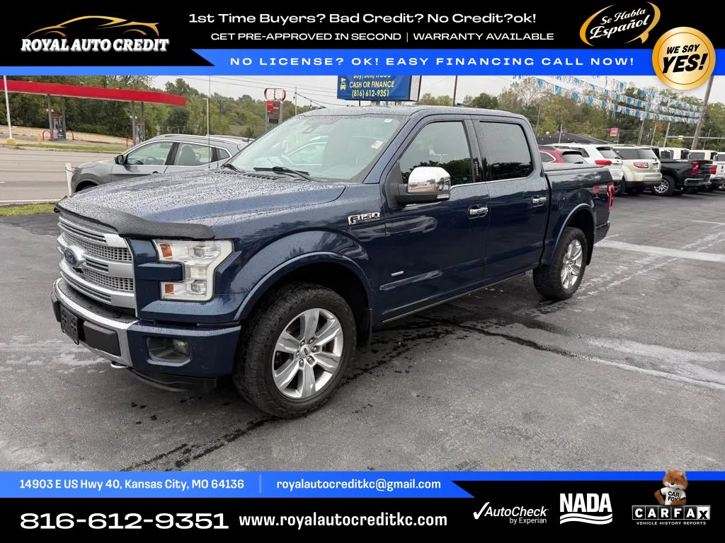 Used 2015 Ford F150 Platinum w/ Equipment Group 701A Luxury AWD/4WD image 3